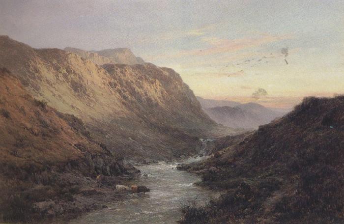 Alfred de breanski The shiel Valley (mk37) oil painting picture